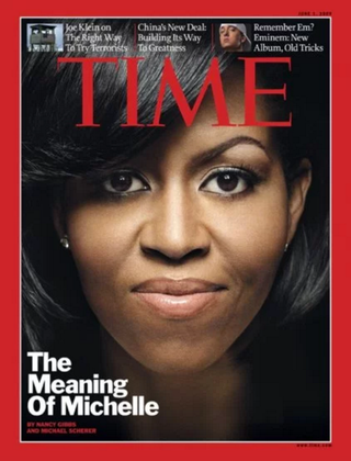 Time cover featuring first lady Michelle ObamaTime Magazine